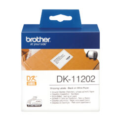 Brother DK-11202 labelprinter-tape Zwart op wit - Afbeelding 4