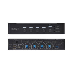 StarTech.com 4-port DisplayPort KVM-switch met Mouse Roaming en Multi-View / Picture-in-Picture, 4K 60Hz, USB 3.0 hub (5Gbps), Hotkey Bediening, TAA Compliant - Afbeelding 6