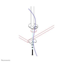 Neomounts FPMA-D960GROMMET Bureaudoorvoerbuis 10-30" - Afbeelding 3
