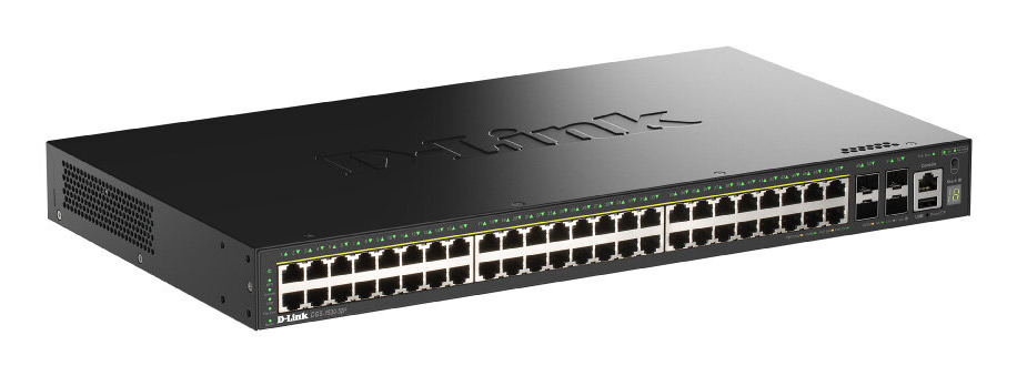 D-Link DGS-1530-52P/E netwerk-switch Managed L2 Gigabit Ethernet (10/100/1000) Power over Ethernet (PoE) Zwart - Afbeelding 2