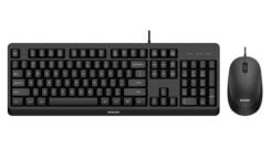 Philips 2000 series SPT6207BL/00 toetsenbord Inclusief muis Universeel USB QWERTY Engels Zwart - Afbeelding 2
