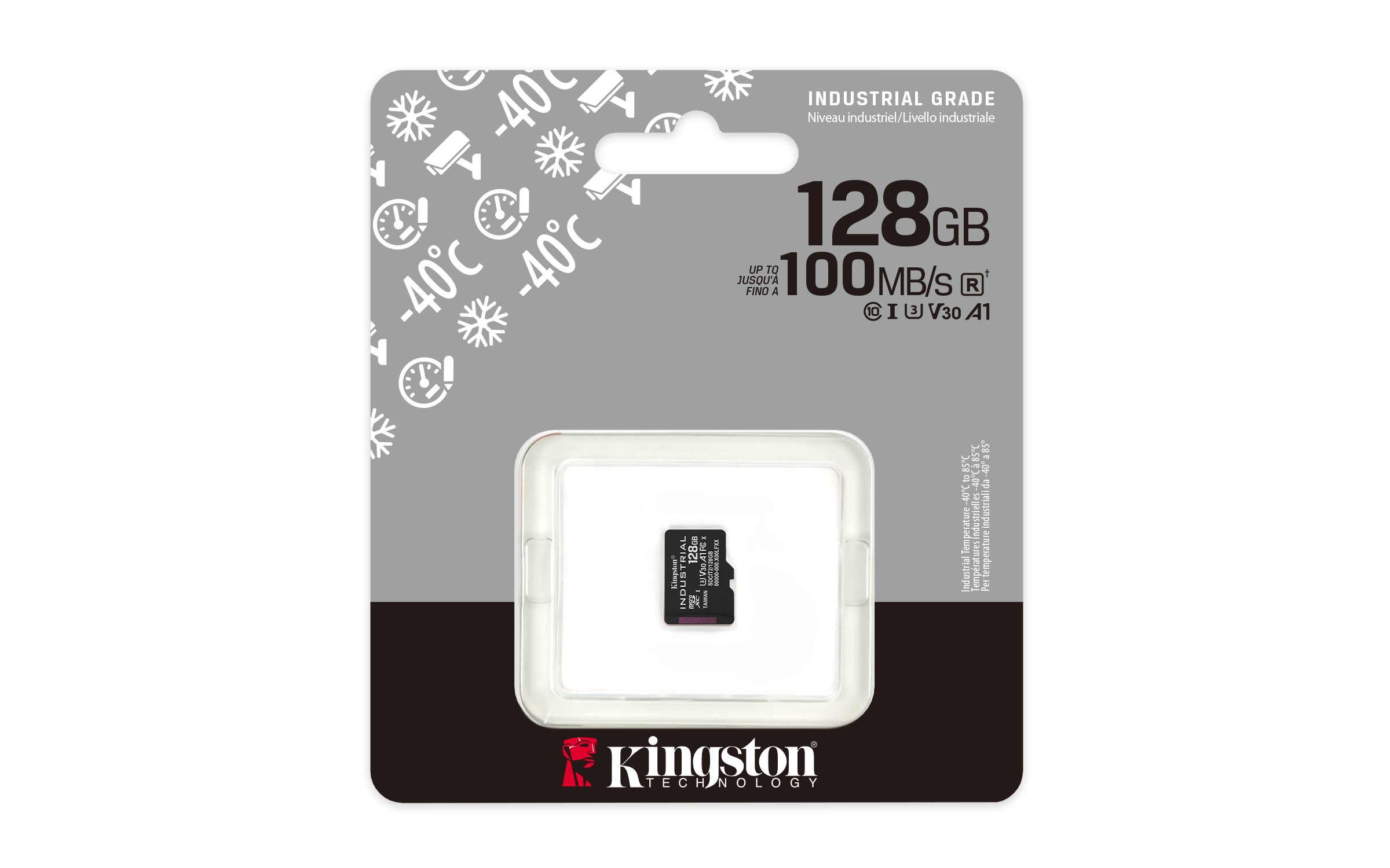Kingston Technology 128GB microSDXC Industrial C10 A1 pSLC-kaart enkele verpakking zonder adapter - Afbeelding 4