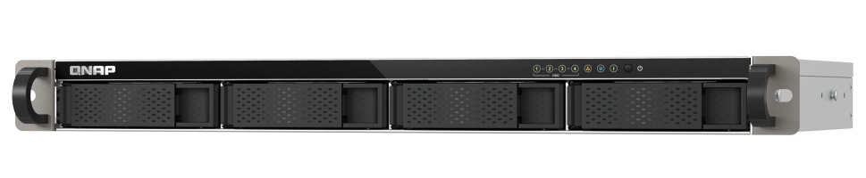 QNAP TS-433eU NAS Rack (1U) Cortex-A Cortex-A55 4 GB 0 TB QNAP Turbo System Zwart - Afbeelding 2