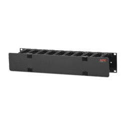 APC Horizontale kabelmanager, 2U x 4" diep, enkelzijdig met kap