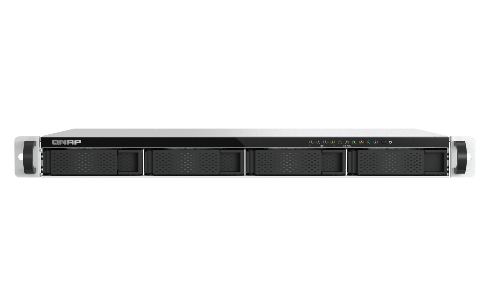 QNAP TS-h765eU NAS Rack (1U) Intel Atom® 8 GB DDR5 QuTS hero Zwart, Grijs