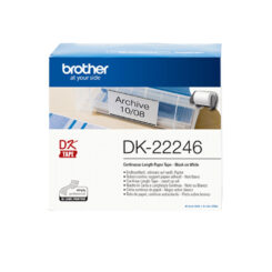 Brother DK-22246 labelprinter-tape Zwart op wit - Afbeelding 4