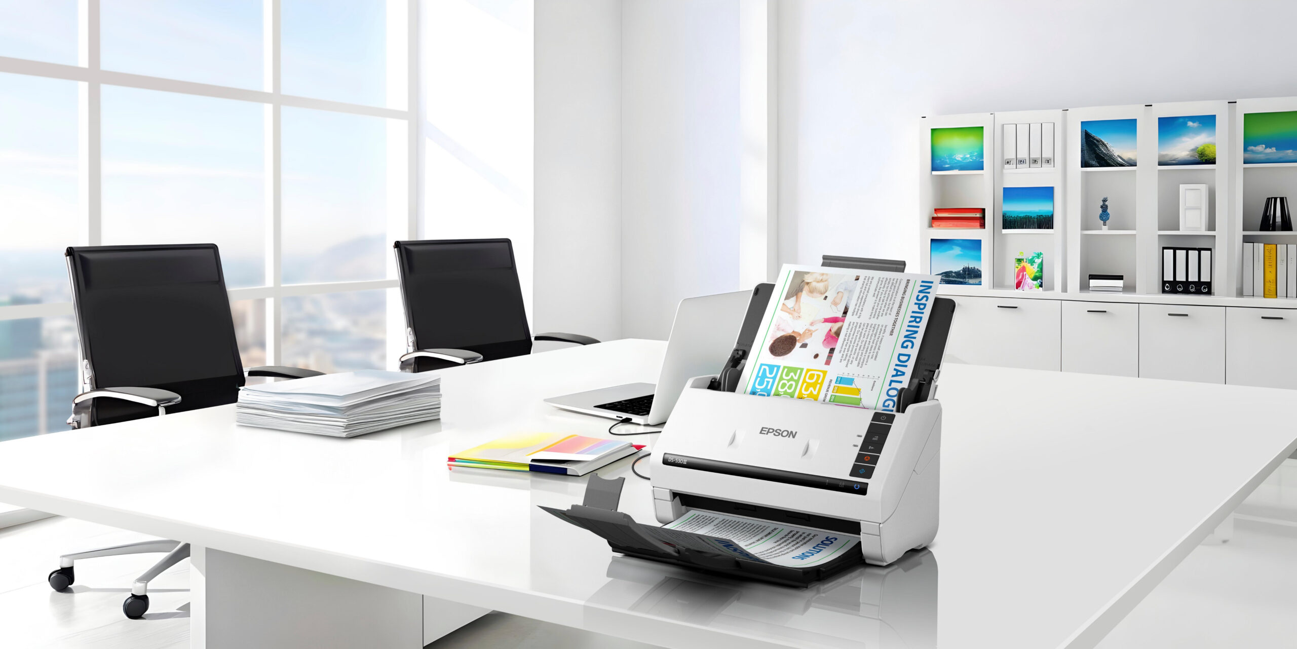 Epson WorkForce DS-530III Paginascanner 600 x 600 DPI A4 Wit - Afbeelding 3