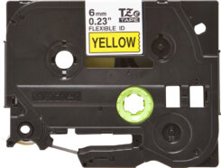 Brother TZE-FX611 labelprinter-tape Zwart op geel - Afbeelding 3
