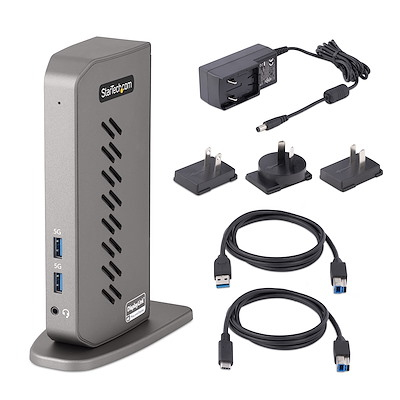 StarTech.com USB-C USB-A Dock - Hybride Universeel USB 3.0 Docking Station voor USB-C of USB-A Laptop - Dual Monitor 4K 60Hz HDMI/DisplayPort - 6x USB-A, GbE - USB 3.1 Gen 1 - Windows/Mac - Afbeelding 10
