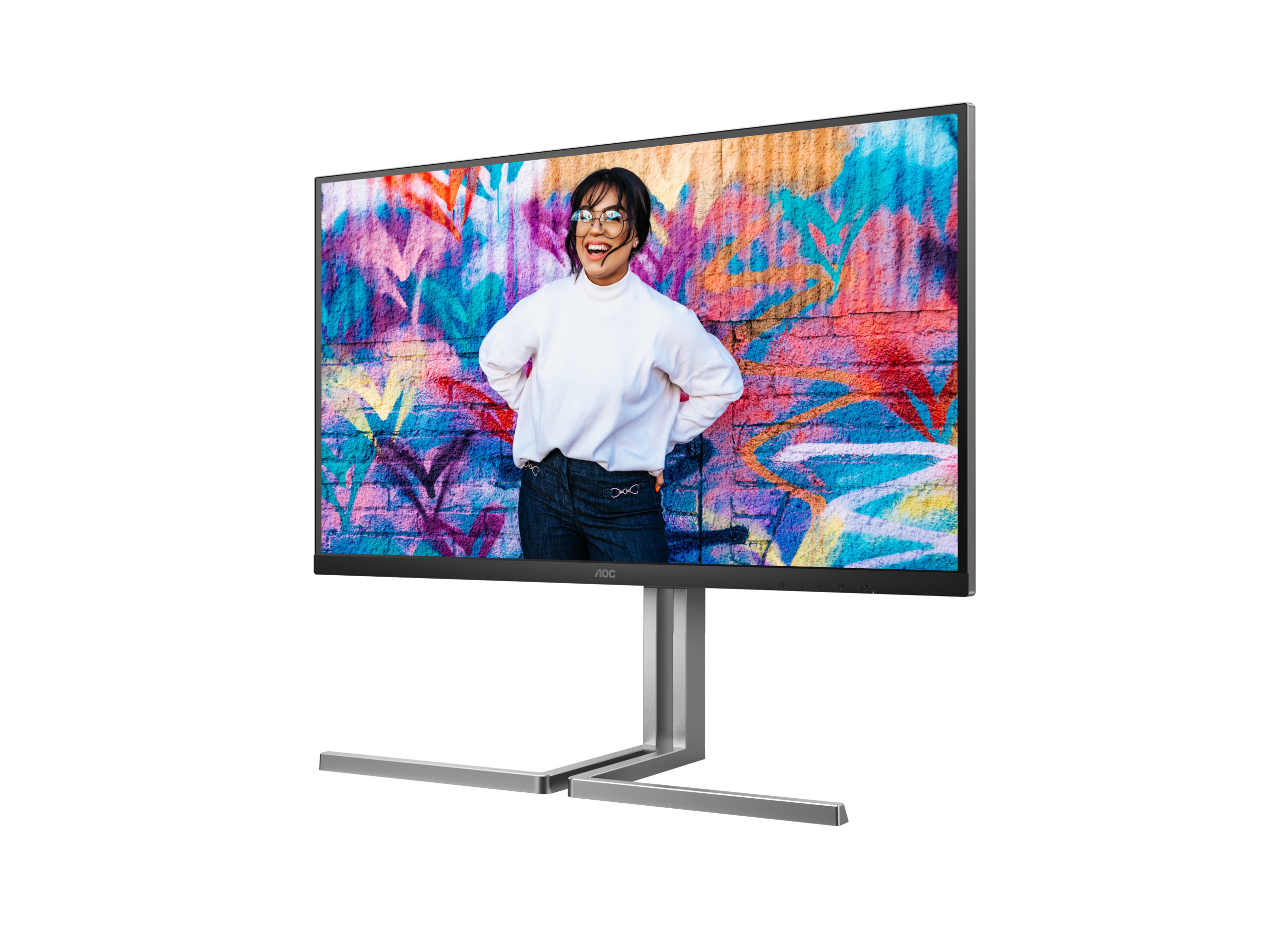 AOC U3 U32U3CV computer monitor 80 cm (31.5") 3840 x 2160 Pixels 4K Ultra HD LCD Zwart - Afbeelding 6