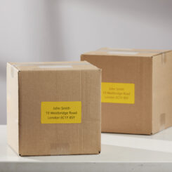 DYMO originele LabelWriter grote verzendlabels/naamkaarten | 54 mm x 101 mm | zwart op geel | Rol van 220 zelfklevende etiketten | Geschikt voor de LabelWriter labelprinters | Gemaakt in Europa - Afbeelding 10