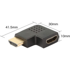 Techly HDMI M/F Zwart - Afbeelding 4