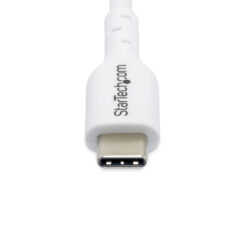StarTech.com 3m USB-C Laadkabel, Charge & Sync, 60W (3A) PD, USB 2.0, Laptop Type C Laadkabel, TPE Mantel - Witte USB-C Oplaadkabel - Afbeelding 5