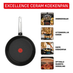Tefal Excellence Ceram koekenpan 30 cm - Afbeelding 2