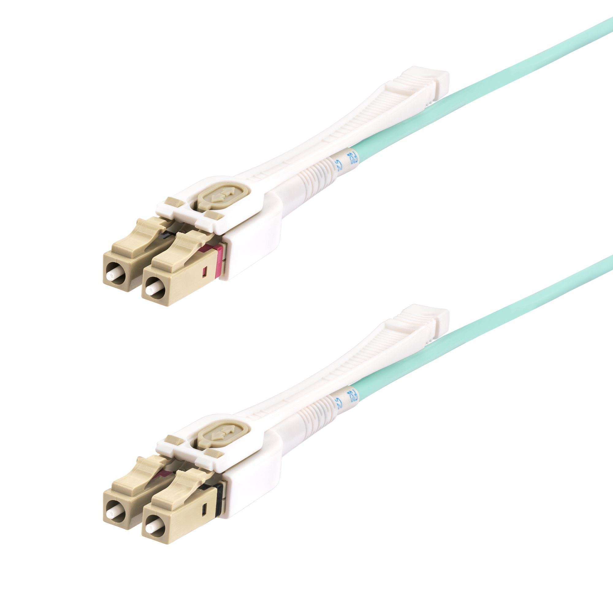 StarTech.com 8m LC naar LC (UPC) OM4 Multimode Glasvezelkabel met Push-Pull Tabs, 50/125µm, 100G Netwerken, Buigbestendig, Low Insertion Loss, LSZH Fiber Patchkabel - Afbeelding 2