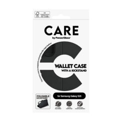 PanzerGlass CARE™ by ® Wallet Case w. Kickstand Samsung Galaxy S25 mobiele telefoon behuizingen Hoes Zwart - Afbeelding 5