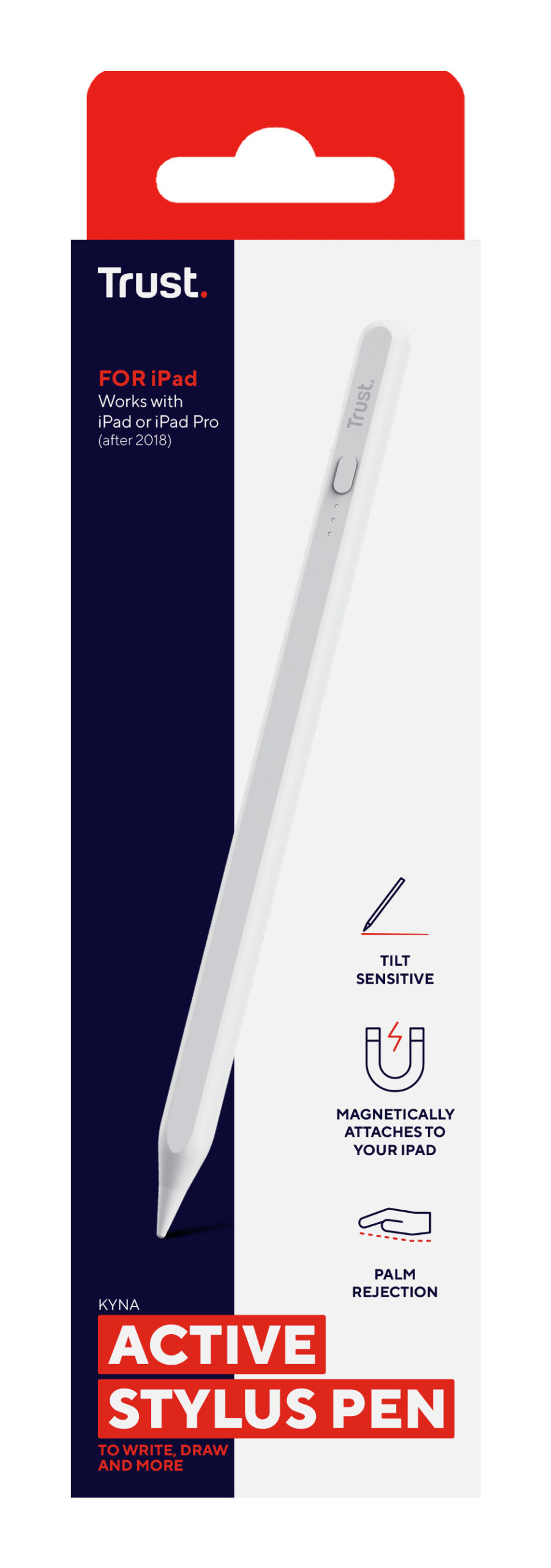Trust Kyna Active Stylus Pen – Styluspen – Tablet stylus – iPad stylus – Wit - Afbeelding 9