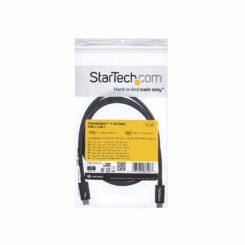 StarTech.com 1m Thunderbolt 3 Kabel, 20Gbps, 100W PD, 4K, Thunderbolt Gecertificeerd, Thunderbolt 4/USB 3.2/DisplayPort Compatibel, Zwart - Afbeelding 7