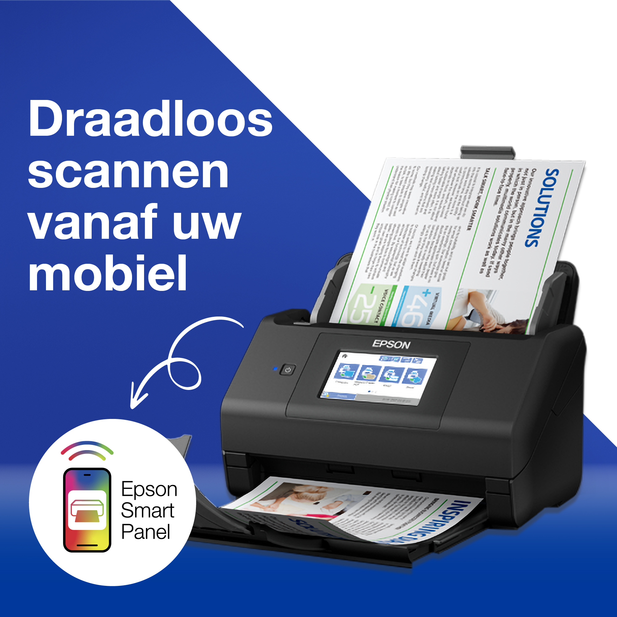 Epson WorkForce ES-580W, A4 automatische duplexscanner met Wi-Fi en gebruiksvriendelijk touchscreen - Afbeelding 23