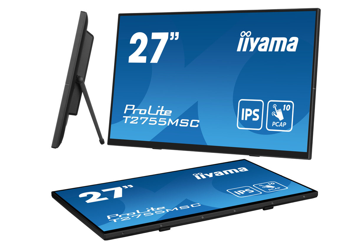iiyama ProLite T2755MSC-B1 computer monitor 68,6 cm (27") 1920 x 1080 Pixels Full HD LED Touchscreen Tafelblad Zwart - Afbeelding 13
