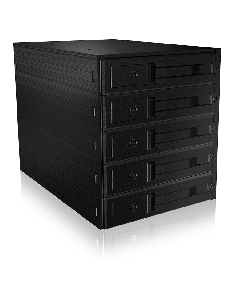ICY BOX IB-565SSK 3x 5,25" Opslagschijflade Zwart - Afbeelding 11