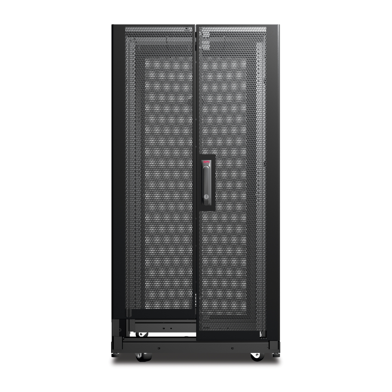 APC NetShelter AV 24U 600mm Wide x 825mm Deep Enclosure with Sides and 10-32 Threaded Rails Black - Afbeelding 6