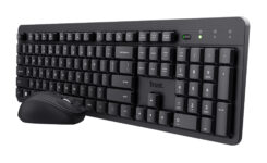 Trust Ody V2 Draadloze toetsenbord + muis set – Draadloze toetsenbord‑ en muisset – QWERTY – Zwart - Afbeelding 2