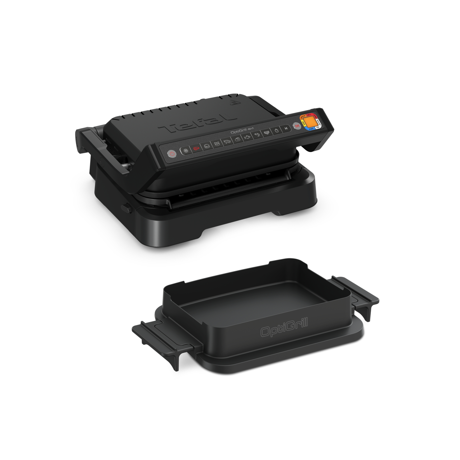 Tefal OptiGrill 4in1 OptiGrill 4-in-1 GC7748 intelligent grill voor complete maaltijden zwart - Afbeelding 2