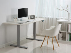 Equip ERGO Elektrisch Zit-Stand Bureau Frame, Dubbele Motor, Wit - Afbeelding 8