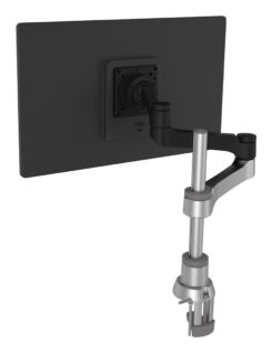 R-Go Tools Monitorarm R-Go Zepher, verstelbare enkele monitorarm, 100% circulair, tot 8 kg draagvermogen, zwart - Afbeelding 3