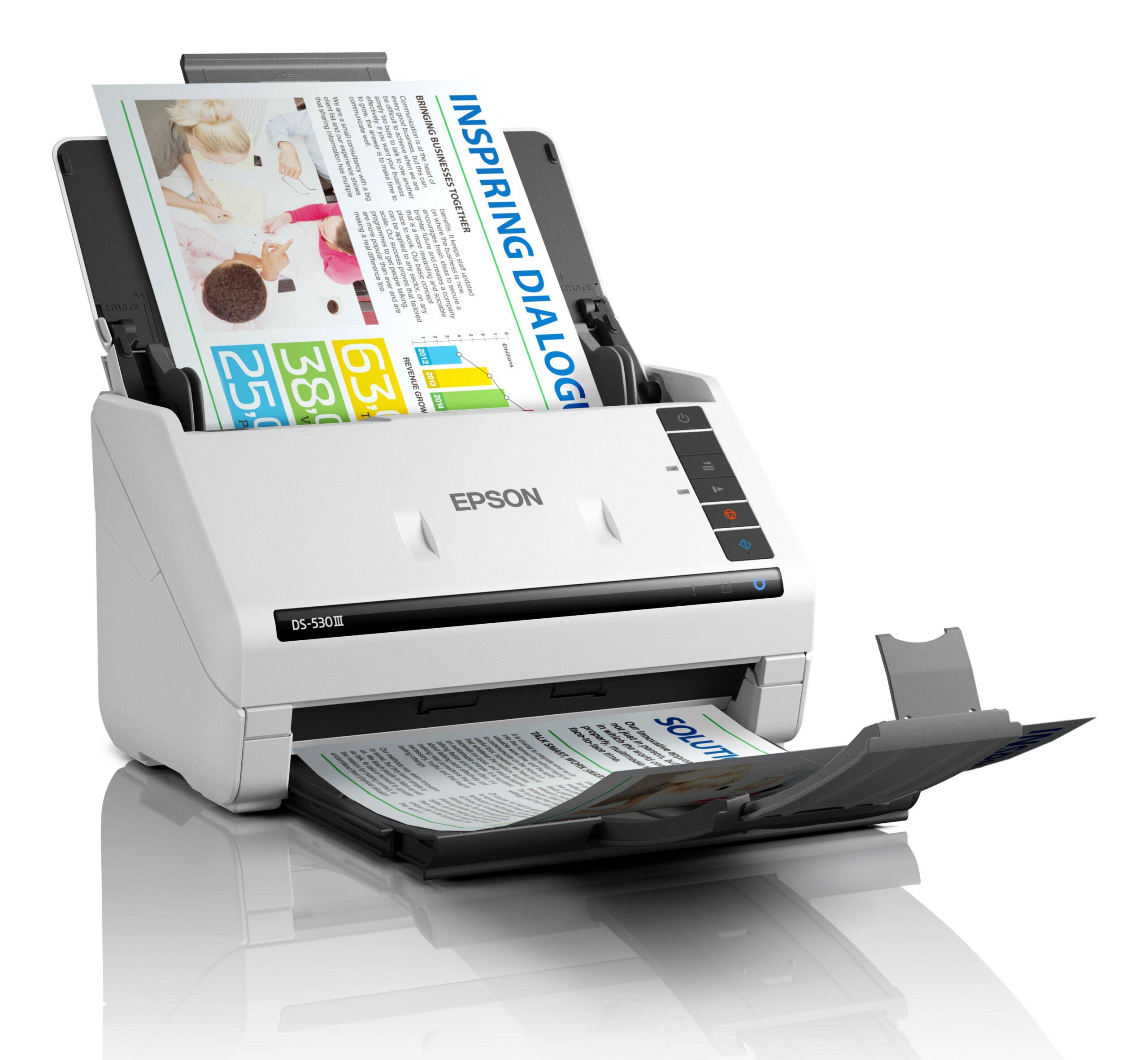 Epson WorkForce DS-530III Paginascanner 600 x 600 DPI A4 Wit - Afbeelding 5