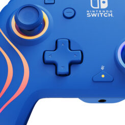 PDP Afterglow Wave Blauw USB Gamepad Analoog/digitaal Nintendo Switch, Nintendo Switch OLED - Afbeelding 4