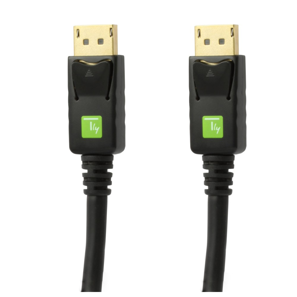 Techly 2m DisplayPort M/M Zwart - Afbeelding 4