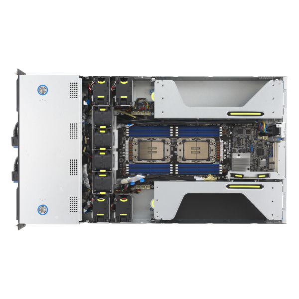 ASUS 90SF0251-M004X0 server barebone Intel C741 Rack (2U) Zwart, Staal - Afbeelding 7
