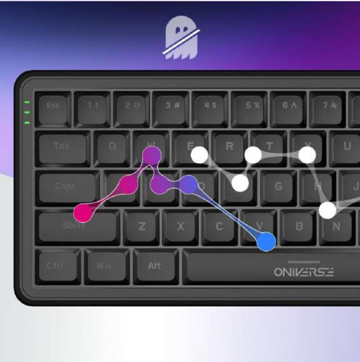 Oniverse Magnus toetsenbord Gamen USB Zwart - Afbeelding 6