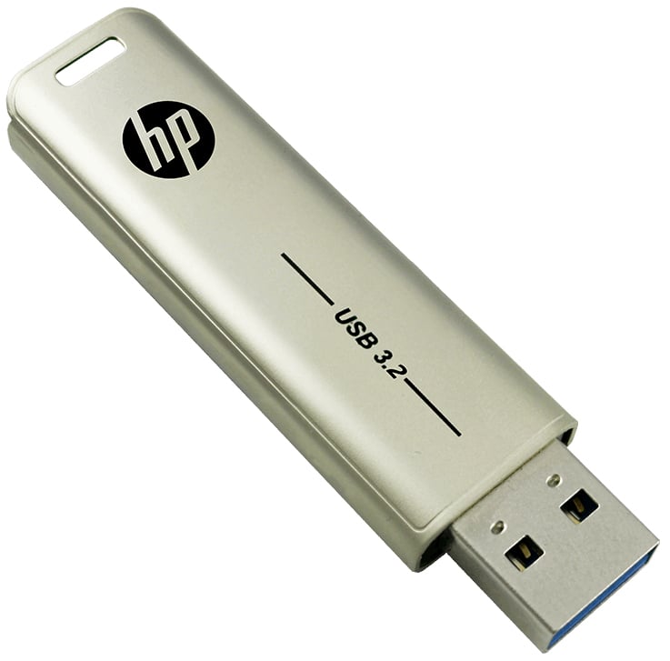 HP x796w USB flash drive 256 GB USB Type-A 3.2 Gen 2 (3.1 Gen 2) Zilver - Afbeelding 4