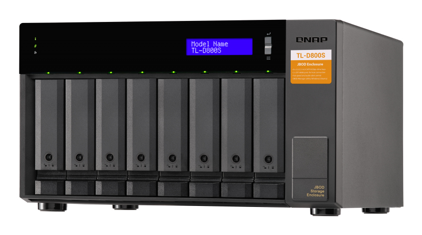 QNAP TL-D800S behuizing voor opslagstations HDD-/SSD-behuizing Zwart, Grijs 2.5/3.5" - Afbeelding 8
