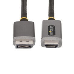 StarTech.com 2m DisplayPort naar HDMI Adapter Kabel, 8K 60Hz, 4K 144Hz, HDR10, Actieve DP 1.4 naar HDMI 2.1 Video Converter, DisplayPort Desktop naar HDMI Monitor, M/M, DisplayPort naar HDMI Dongle - Afbeelding 6