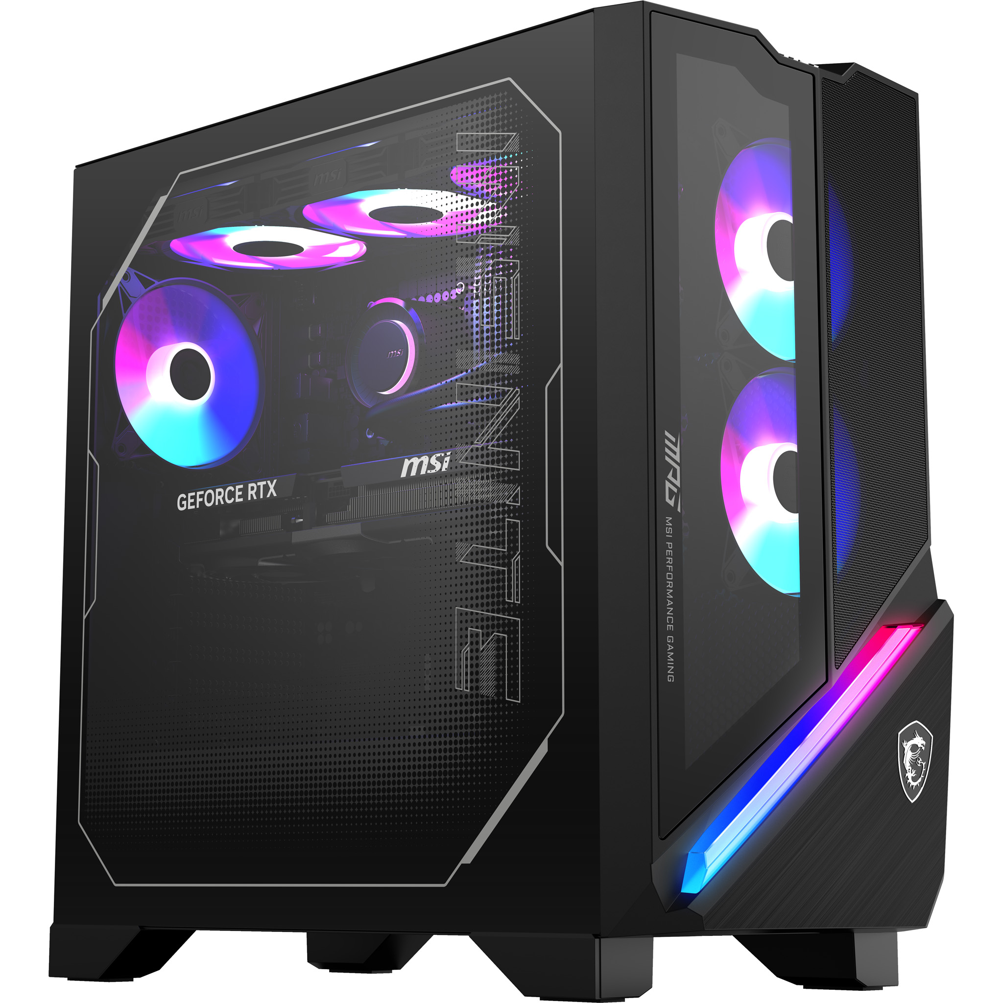 MSI MPG Infinite X3 AI 2NVV7-055EU Intel Core Ultra 7 265K 32 GB DDR5-SDRAM 1 TB SSD NVIDIA GeForce RTX 5080 Windows 11 Home Desktop PC Zwart