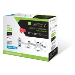 Techly ICA-LCD 104 tv-bevestiging 76,2 cm (30") Zilver - Afbeelding 3