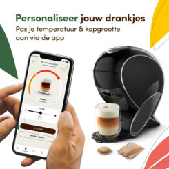 Krups NESCAFÉ DOLCE GUSTO NESCAFÉ® Dolce Gusto® YY5678 NEO Latte koffiemachine zwart - Afbeelding 8