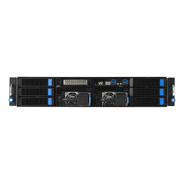ASUS 90SF0251-M004X0 server barebone Intel C741 Rack (2U) Zwart, Staal - Afbeelding 9