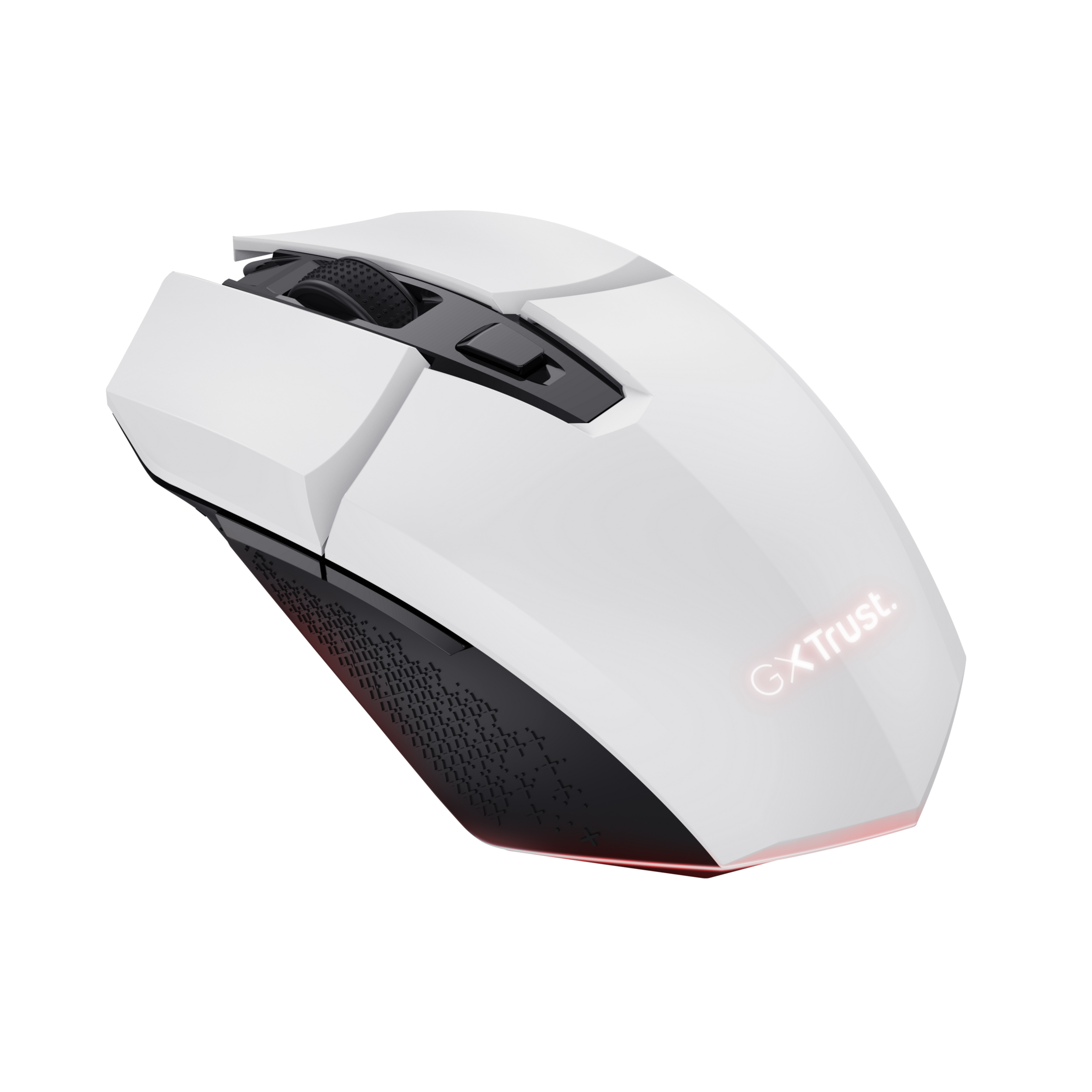 Trust GXT 110W Felox Gaming Muis - Draadloze gamingmuis – 6 programmeerbare knoppen – 4800 DPI – Wit - Afbeelding 4