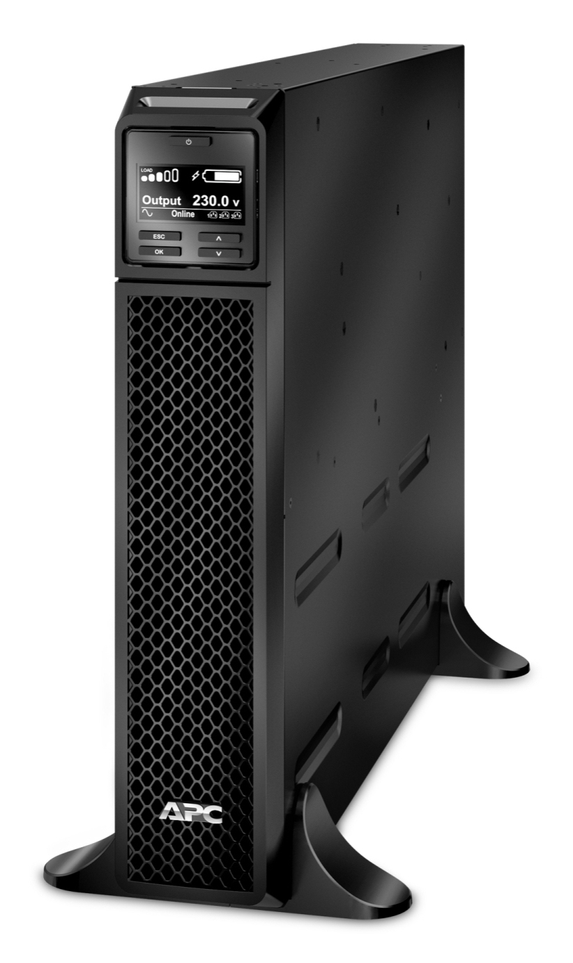 APC Smart-UPS On-Line SRT1000RMXLI Noodstroomvoeding - 1kW/VA, 6x C13 uitgang, tower