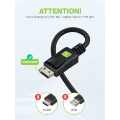 Techly 3m VGA/DisplayPort VGA (D-Sub) Zwart - Afbeelding 7