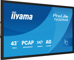 iiyama T4329AS-B1AG computer monitor 108 cm (42.5") 3840 x 2160 Pixels 4K Ultra HD LED Touchscreen Zwart - Afbeelding 8