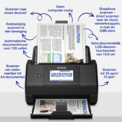Epson WorkForce ES-580W, A4 automatische duplexscanner met Wi-Fi en gebruiksvriendelijk touchscreen - Afbeelding 22