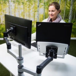 R-Go Tools Laptophouder R-Go Morelia, module bij Caparo en Zepher monitorarm - Afbeelding 5