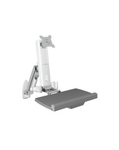 ICY BOX IB-MS600-W 61 cm (24") Muur Grijs, Zilver, Wit - Afbeelding 7