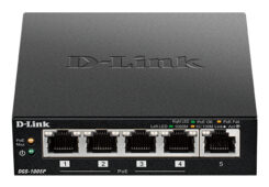 D-Link DGS-1005P/E netwerk-switch Unmanaged Gigabit Ethernet (10/100/1000) Power over Ethernet (PoE) Zwart - Afbeelding 2